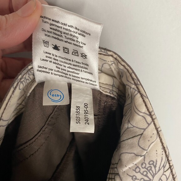 MEC Mountain Equipment Co-Op Brown Capri Cargo Ripstop Hiking Pants 6 - Picture 10 of 13